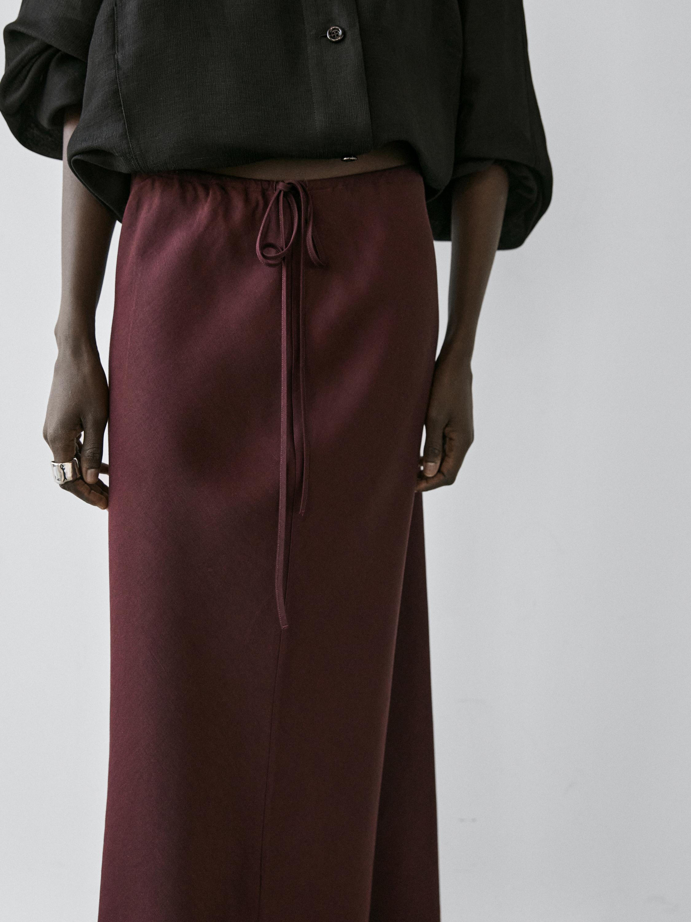 Pareo midi skirt